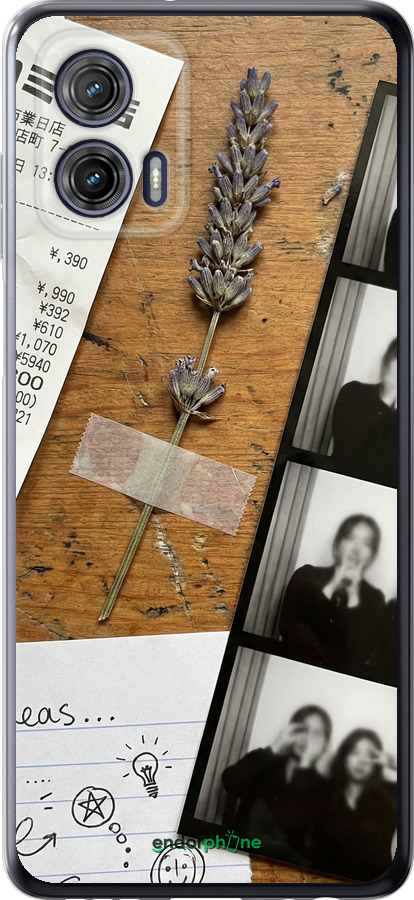 Силиконовый чехол Aesthetic Scrapbook Collage для Motorola G73 - 6773u-3196 изображение 