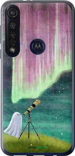 Силіконовий чехол Привид та зірки для Motorola G8 Plus - 6443u-1837 изображение 