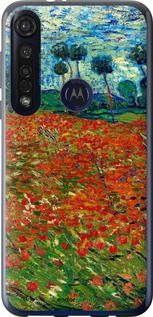 Силіконовий чехол Вінсент Ван Гог-Макове поле для Motorola G8 Plus - 6466u-1837 изображение 