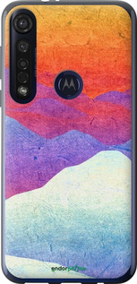 Силиконовый чехол Горный закат для Motorola G8 Plus - 6479u-1837 изображение 