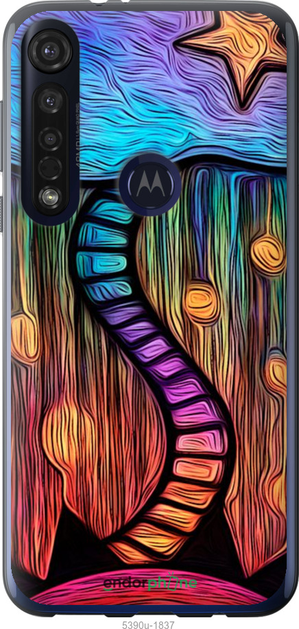 Силиконовый чехол № 5390 для Motorola G8 Plus - 5390u-1837 изображение 