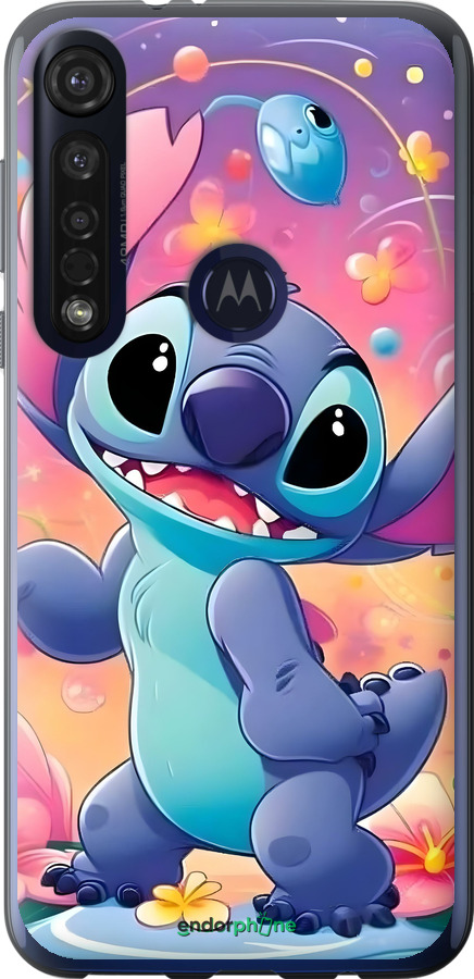 Силіконовий чехол Стич 2 для Motorola G8 Plus - 6371u-1837 изображение 