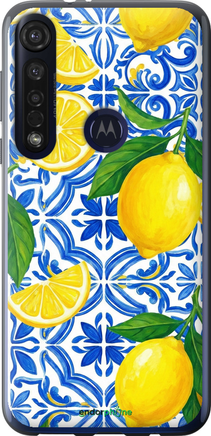 Силиконовый чехол Grocery Girl Italian Summer для Motorola G8 Plus - 6766u-1837 изображение 
