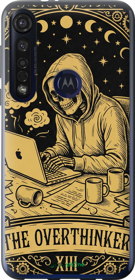 Силіконовий чехол The Overthinker для Motorola G8 Plus - 6774u-1837 изображение 