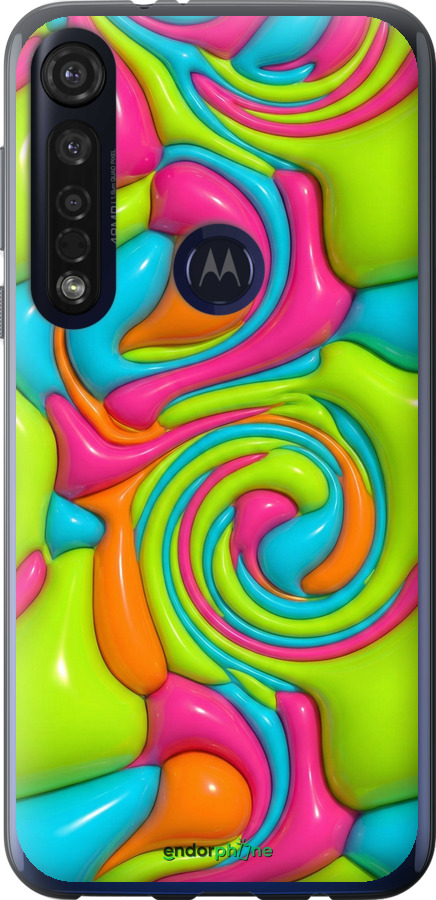 Силиконовый чехол Y2K Jelly Dream для Motorola G8 Plus - 6780u-1837 изображение 