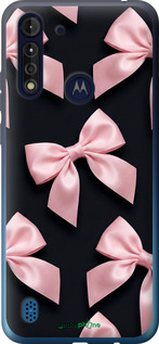 Силиконовый чехол Coquette Ribbons Dark Coquette для Motorola G8 Power Lite - 6767u-2032 изображение 
