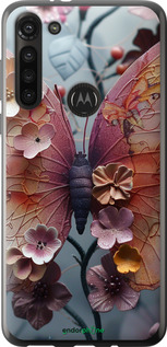Силиконовый чехол Fairy Butterfly для Motorola G8 Power - 6048u-1940 изображение 
