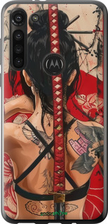Силиконовый чехол Тайна катаны для Motorola G8 Power - 6074u-1940 изображение 