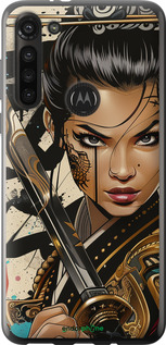 Силиконовый чехол Воительница ветров для Motorola G8 Power - 6077u-1940 изображение 