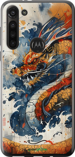 Силиконовый чехол Ярость дракона для Motorola G8 Power - 6112u-1940 изображение 