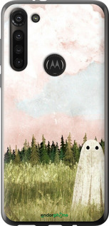 Силиконовый чехол Привидение для Motorola G8 Power - 6401u-1940 изображение 