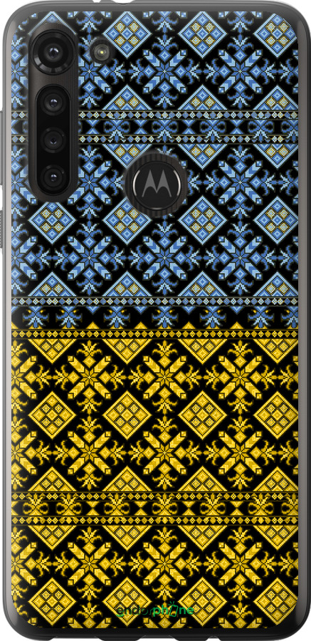 Силиконовый чехол Жовто-блакитна вишиванка для Motorola G8 Power - 1169u-1940 изображение 