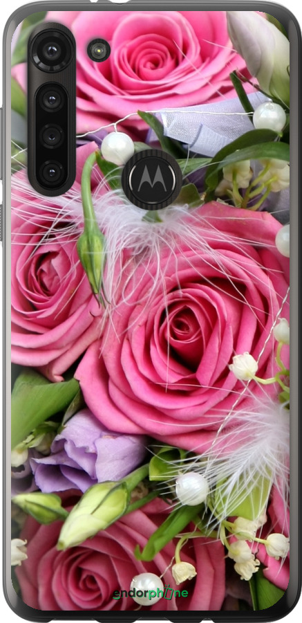 

Силіконовий чохол "Ніжність" для Motorola G8 Power, Рожевий