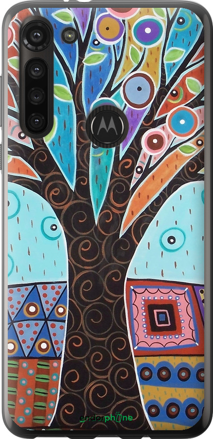 Силиконовый чехол Арт-дерево для Motorola G8 Power - 4008u-1940 изображение 