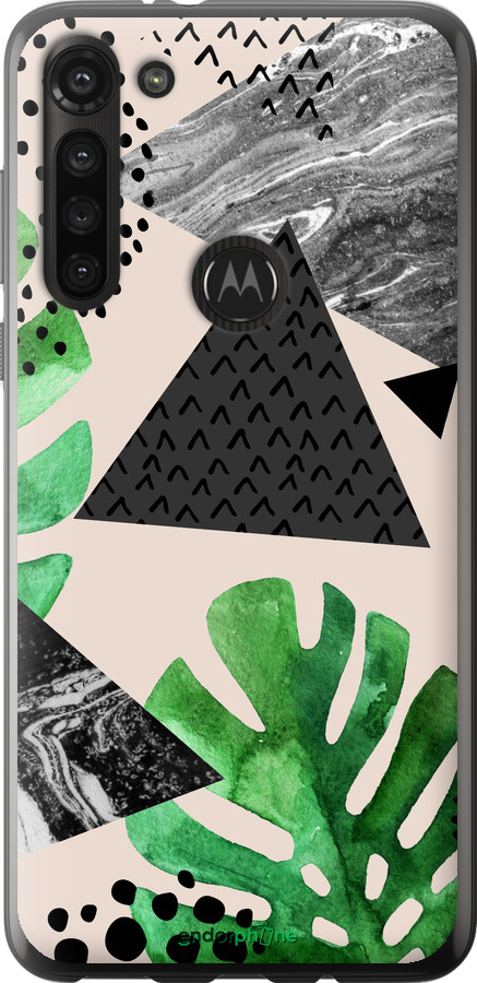 Силіконовий чехол Монстера для Motorola G8 Power - 4304u-1940 изображение 