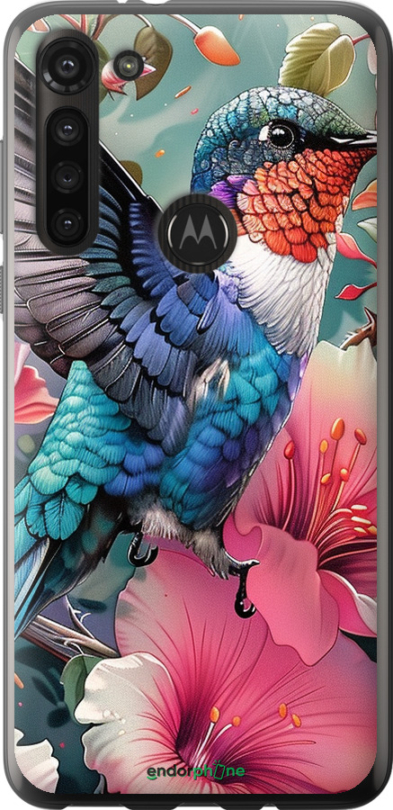 Силіконовий чехол Казкова колібрі для Motorola G8 Power - 6051u-1940 изображение 