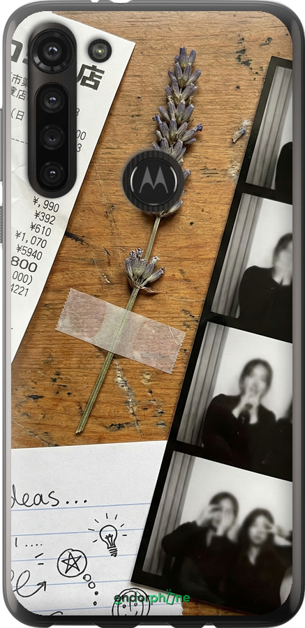 Силиконовый чехол Aesthetic Scrapbook Collage для Motorola G8 Power - 6773u-1940 изображение 