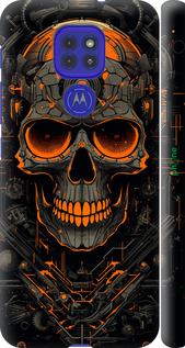 3D пластиковый матовый чехол Череп для Motorola G9 Play - 5952m-2105 изображение 