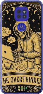 Силіконовий чехол The Overthinker для Motorola G9 Play - 6774u-2105 изображение 