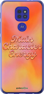 Силиконовый чехол Aura Gradient Main Character Energy Aesthetic Y2K для Motorola G9 Play - 6783u-2105 изображение 