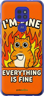 Силиконовый чехол 'Funny Cat' для Motorola G9 Play изображение 5