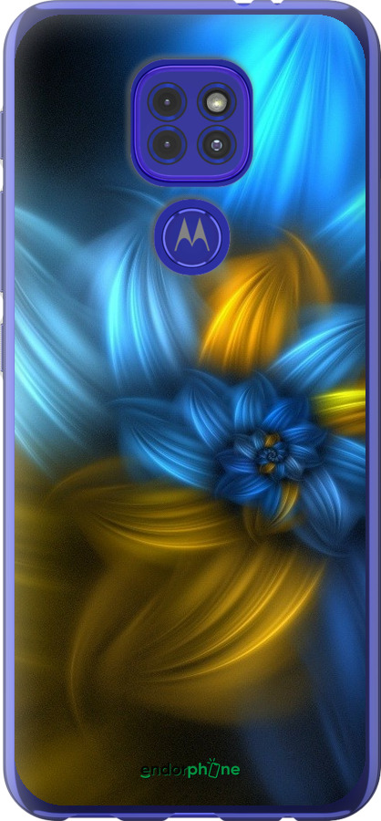 

Силіконовий чохол "Візерунок 46" для Motorola G9 Play, Синій