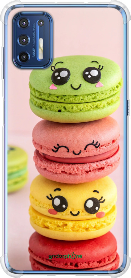 Силикон с усиленными углами чехол Печенье для Motorola G9 Plus - 6693sp-2104 изображение 