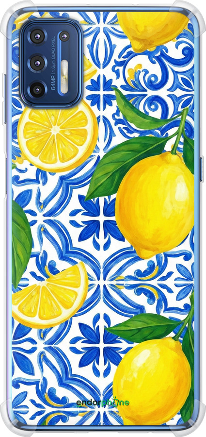 Силикон с усиленными углами чехол Grocery Girl Italian Summer для Motorola G9 Plus - 6766sp-2104 изображение 