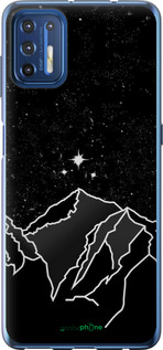 Силиконовый чехол Минималистический горный пейзаж для Motorola G9 Plus - 6438u-2104 изображение 