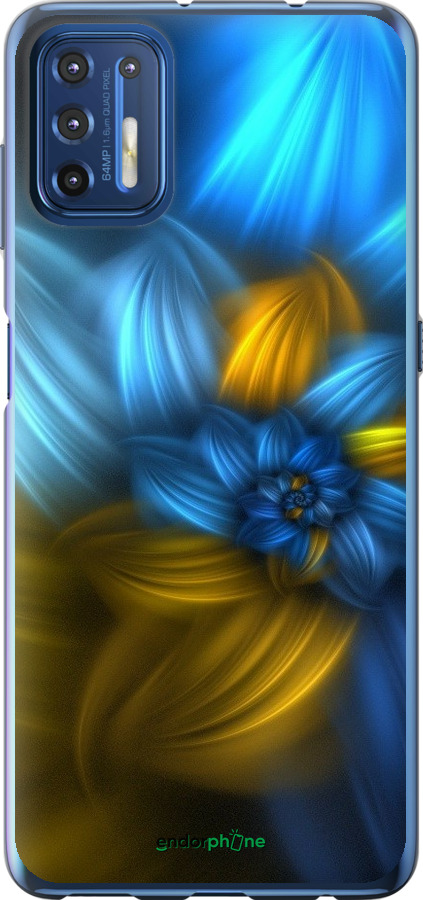 

Силіконовий чохол "Візерунок 46" для Motorola G9 Plus, Синій