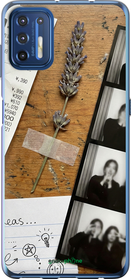 Силиконовый чехол Aesthetic Scrapbook Collage для Motorola G9 Plus - 6773u-2104 изображение 