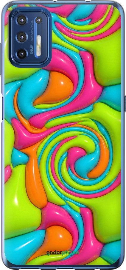 Силиконовый чехол Y2K Jelly Dream для Motorola G9 Plus - 6780u-2104 изображение 