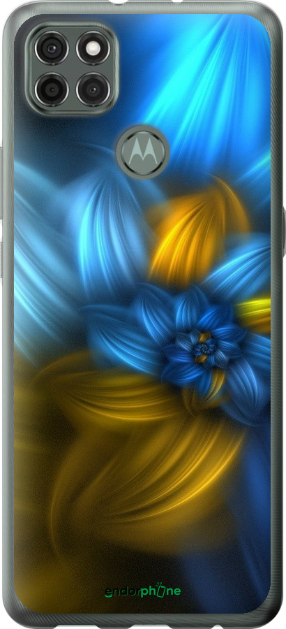 

Силіконовий чохол "Візерунок 46" для Motorola G9 Power, Синій