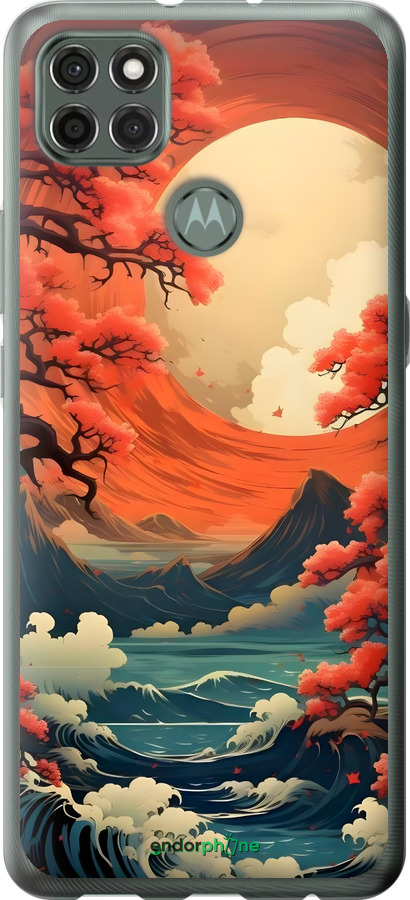Силиконовый чехол Природа японии для Motorola G9 Power - 6327u-2229 изображение 
