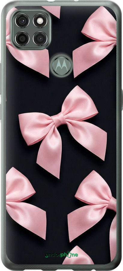 Силиконовый чехол Coquette Ribbons Dark Coquette для Motorola G9 Power - 6767u-2229 изображение 