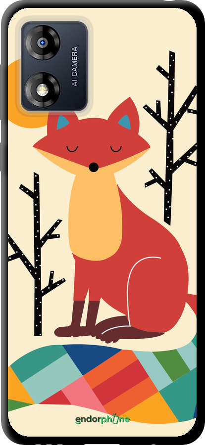TPU чехол Rainbow fox для Motorola Moto E13 - 4010b-3053 изображение 