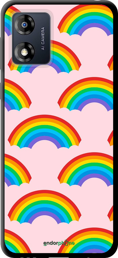 TPU чехол Rainbows для Motorola Moto E13 - 4478b-3053 изображение 