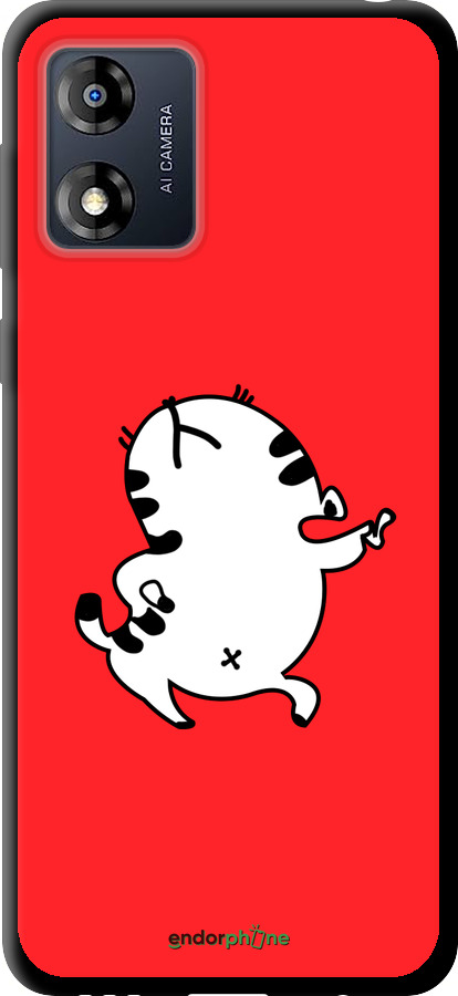 TPU чехол Котик для Motorola Moto E13 - 4577b-3053 изображение 