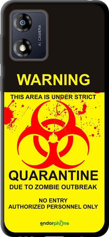 TPU чехол Biohazard 9 для Motorola Moto E13 - 4825b-3053 изображение 