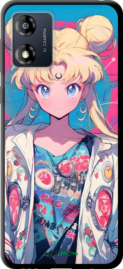 TPU чехол Сейлор Мун 2 для Motorola Moto E13 - 6351b-3053 изображение 