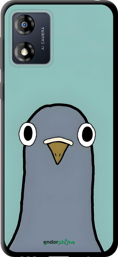 TPU чехол Голубь для Motorola Moto E13 - 6388b-3053 изображение 