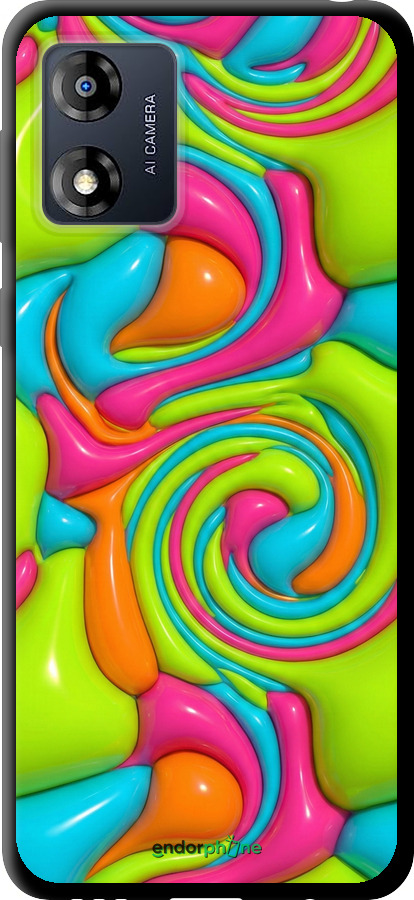 TPU чехол Y2K Jelly Dream для Motorola Moto E13 - 6780b-3053 изображение 