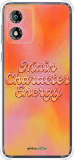 Силикон с усиленными углами чехол Aura Gradient Main Character Energy Aesthetic Y2K для Motorola Moto E13 - 6783sp-3053 изображение 