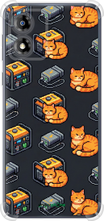 Силикон с усиленными углами чехол Autonomous Zone для Motorola Moto E13 - 6771sp-3053 изображение 