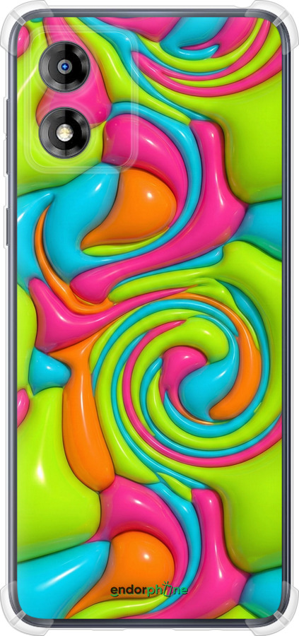 Силикон с усиленными углами чехол Y2K Jelly Dream для Motorola Moto E13 - 6780sp-3053 изображение 