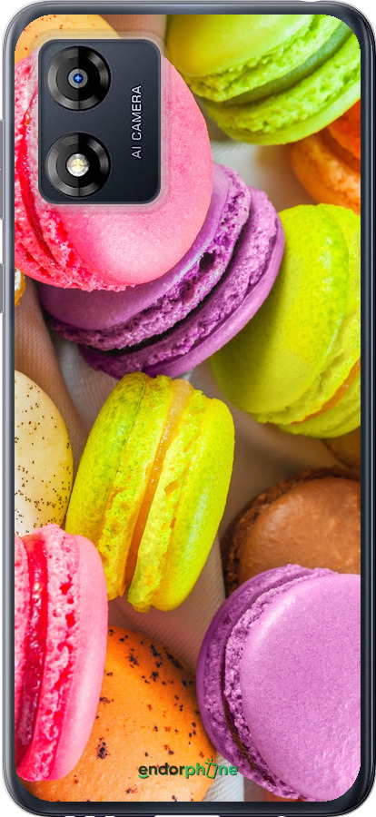 

Silikoni cover "Makaroonit" for Motorola Moto E13, Keltainen