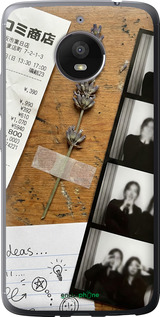 Силиконовый чехол Aesthetic Scrapbook Collage для Motorola Moto E4 Plus - 6773u-1000 изображение 