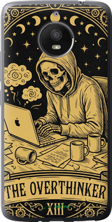 Силіконовий чохол 'The Overthinker' для Motorola Moto E4 Plus зображення 1