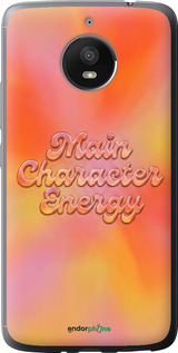 Силиконовый чехол Aura Gradient Main Character Energy Aesthetic Y2K для Motorola Moto E4 Plus - 6783u-1000 изображение 