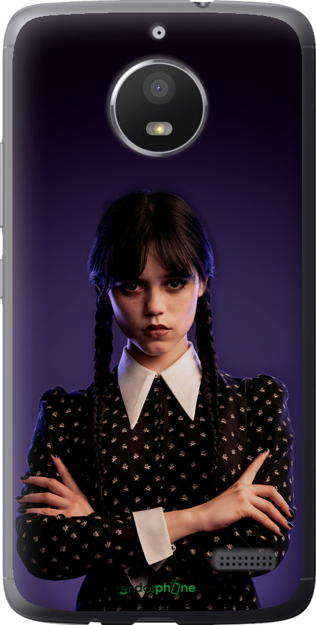 

Силіконовий чохол "Wednesday v3" для Motorola Moto E4, Сірий